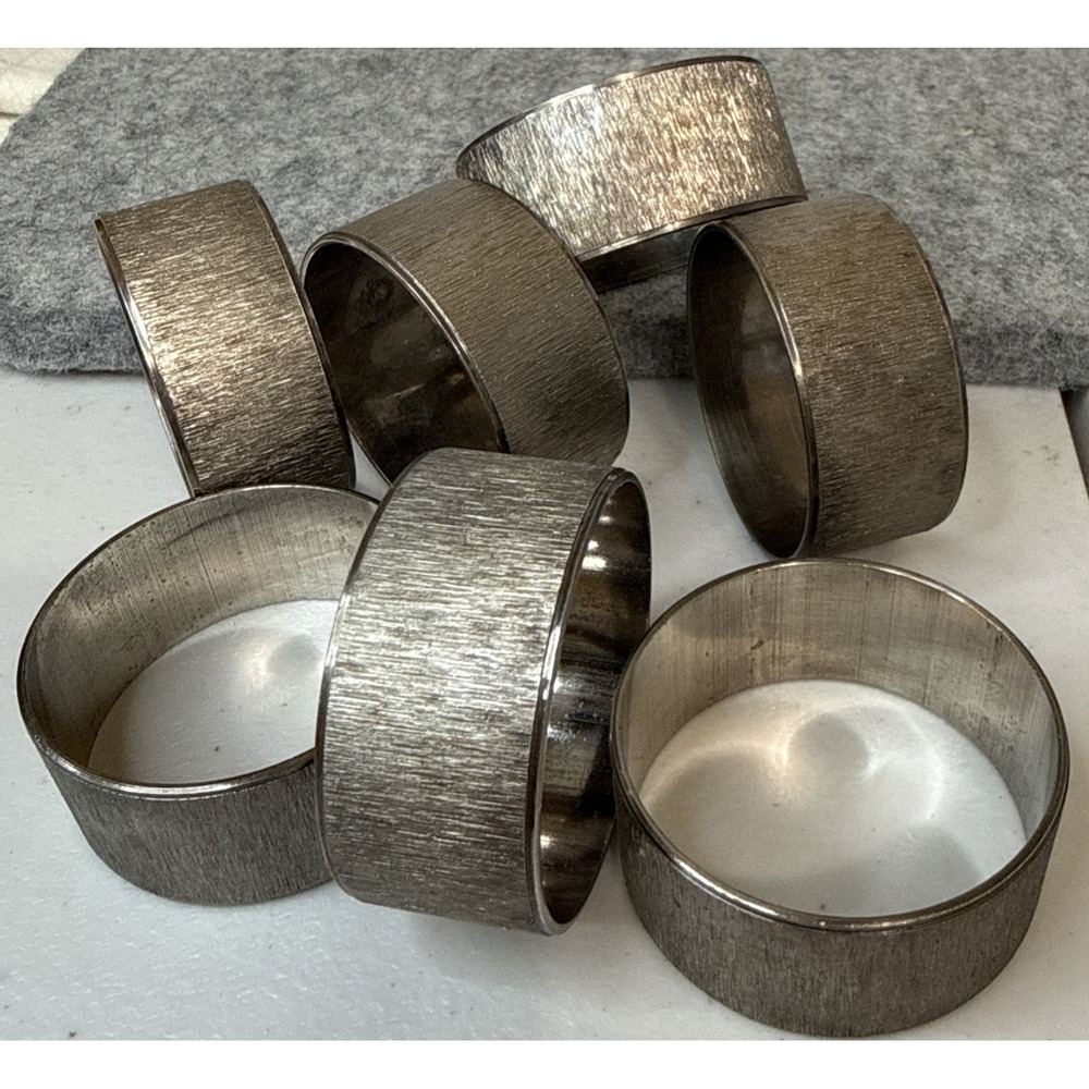 7 German Mid Century Modern Napkin holders space age chrome